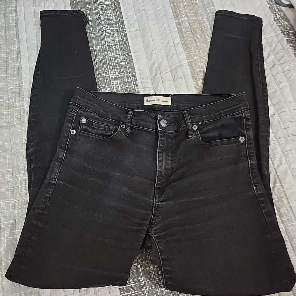 GAP Women's Classic Black‎ Skinny Jeans